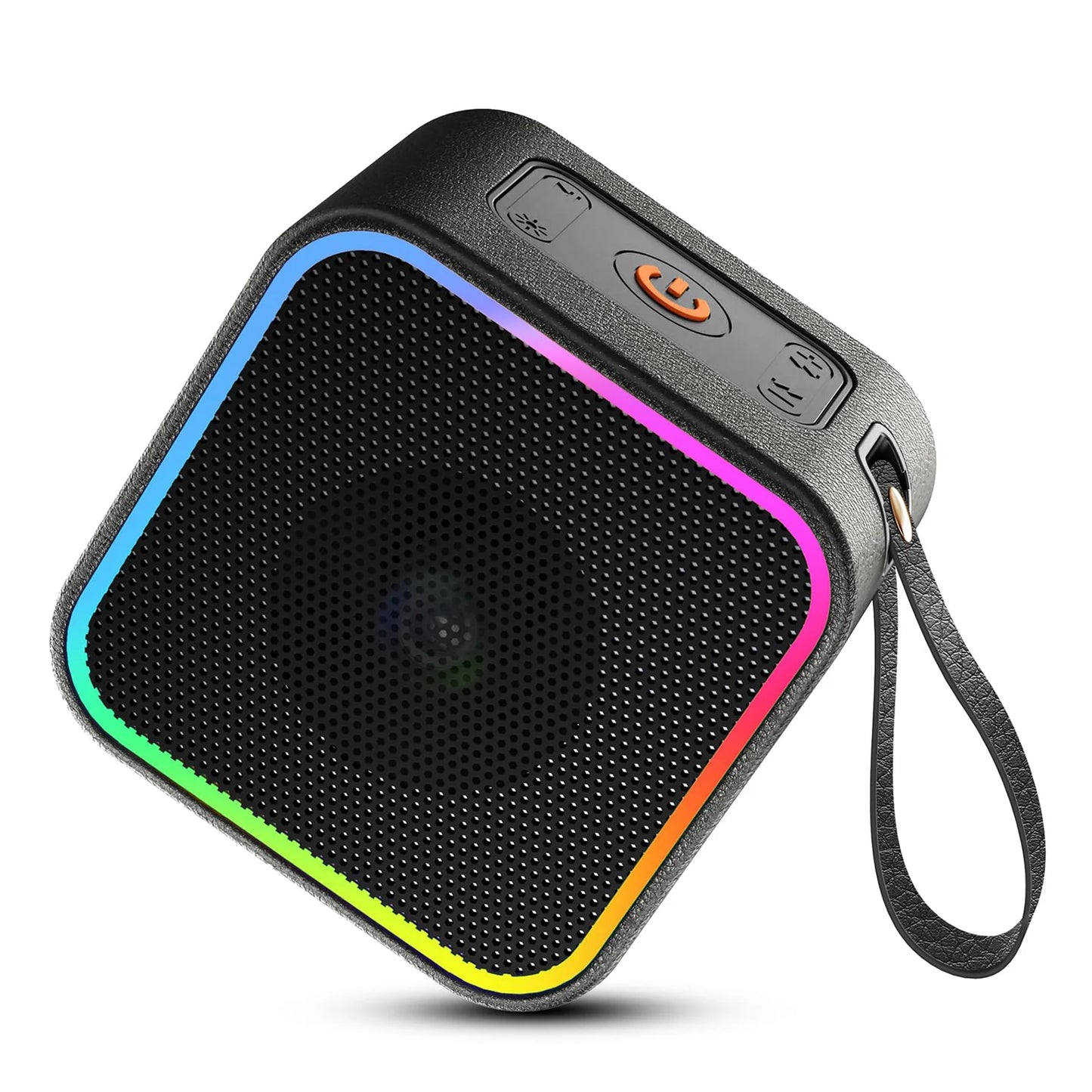 Portable Bluetooth Speaker with HD Sound, 10H Playtime & Dynamic RGB Lights – Party-Ready for Outdoor, Travel & Home.