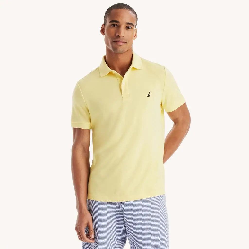 Nautica | Mens Slim Fit Interlock Polo