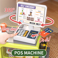 Children's Supermarket Radio Toy Vending Machine Baby Puzzle Play Home Girl 3-6 Years Old