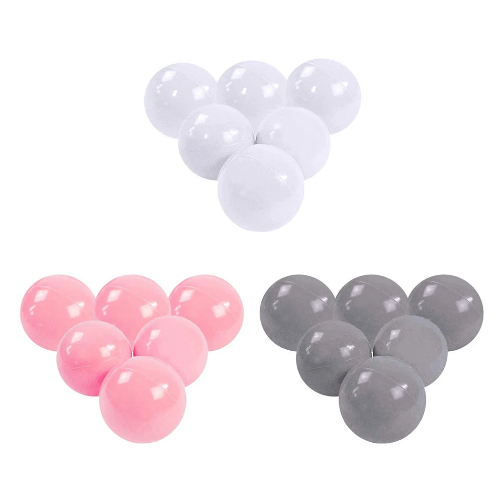 50/100pcs Baby Plastic Balls Colorful Pool Ocean Wave Ball Games for Baby Children Funny Toys Eco-Friendly Stress Air ToyBall