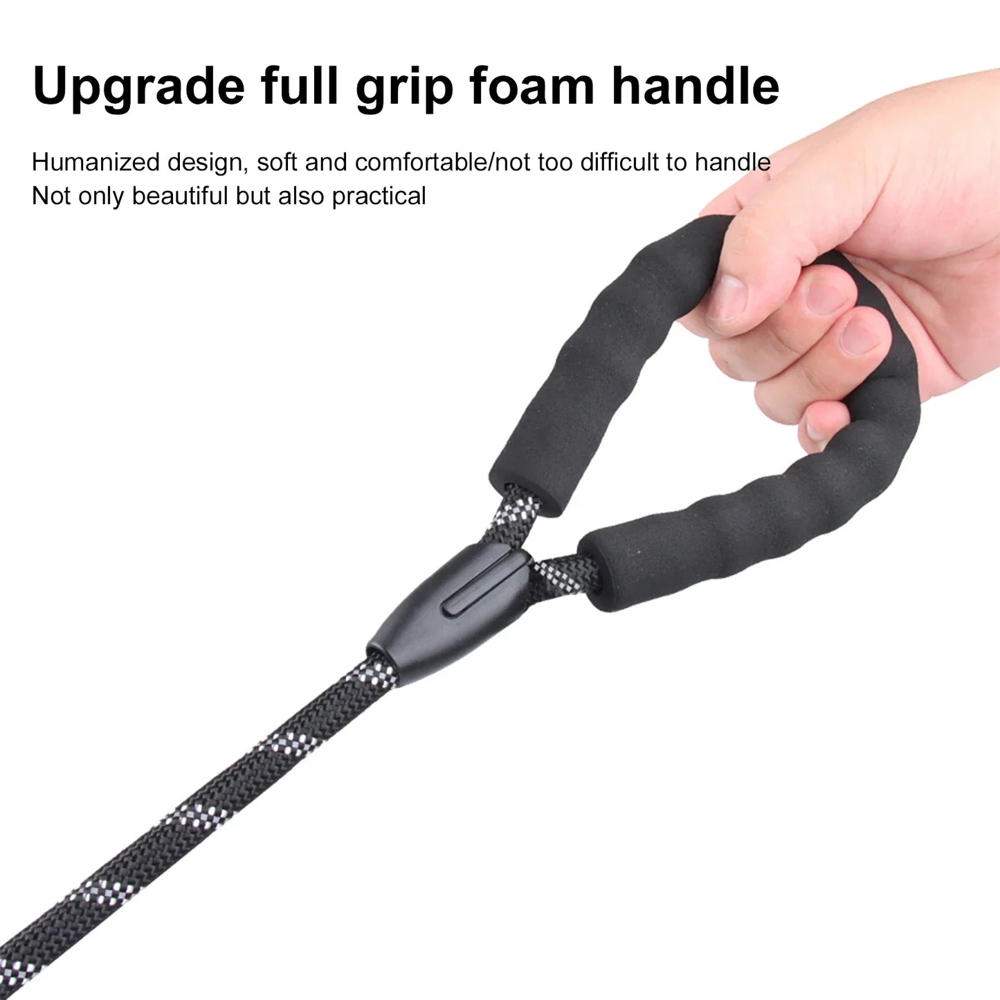 1.5m Dog Leash Nylon Reflective Dogs Leash for Small Medium Large Dog Comfortable Soft Handle Outdoor Walking Pet Dogs Accessori