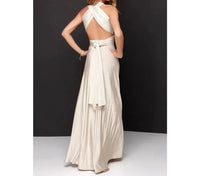 Fashion Multi-worn V-neck Vestidos De Fiesta Women Long Dress Sexy Strapped Lady Summer Maxi Dress