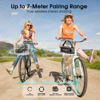 W-KING Bluetooth Speaker, 30W Portable Wireless Loud Speakers, IPX6 Waterproof Outdoor Speaker, 24H Playtime, EQ, AUX, TF Card