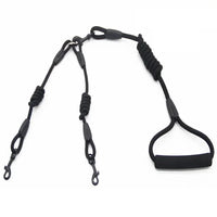 Leashes Dogs 2 Double Accessories Small for Leash Pet Chihuahua Dog 2 Ways Pet Nylon Dogs Lead Double Twin Coupler Stuff Black