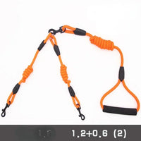 Leashes Dogs 2 Double Accessories Small for Leash Pet Chihuahua Dog 2 Ways Pet Nylon Dogs Lead Double Twin Coupler Stuff Black