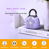 DOSS Mini Bluetooth 5.0 Speaker Candy 5W Mighty Sound Cute MP3 Music Player Sound Box Wireless Portable Speakers Ideal Gift Idea