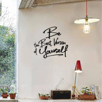 1pc Metal Wall Art with Get Shit Done Quote - Black and White Wall Decor for Bedroom, Living Room, Bathroom - Metal Art Wall
