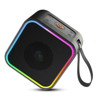 Portable Bluetooth Speaker with HD Sound, 10H Playtime & Dynamic RGB Lights – Party-Ready for Outdoor, Travel & Home.