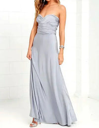 Fashion Multi-worn V-neck Vestidos De Fiesta Women Long Dress Sexy Strapped Lady Summer Maxi Dress