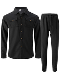 Men s 2-Piece Suit  Fit Blazer with Matching Trousers Formal Business Attire for Fall Events and Occasions