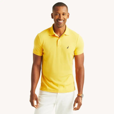 Nautica | Mens Slim Fit Interlock Deck Polo
