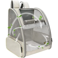 Pet Backpack Carrier for Small Cats Dogs Ventilated Design Safety Straps Buckle Support Collapsible Designed for Travel Hiking