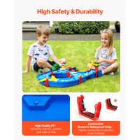 SucceBuy Water Play Table Children's Outdoor Beach Toy with 39PCS Accessories Summer Water Park Playset for Kids Activity