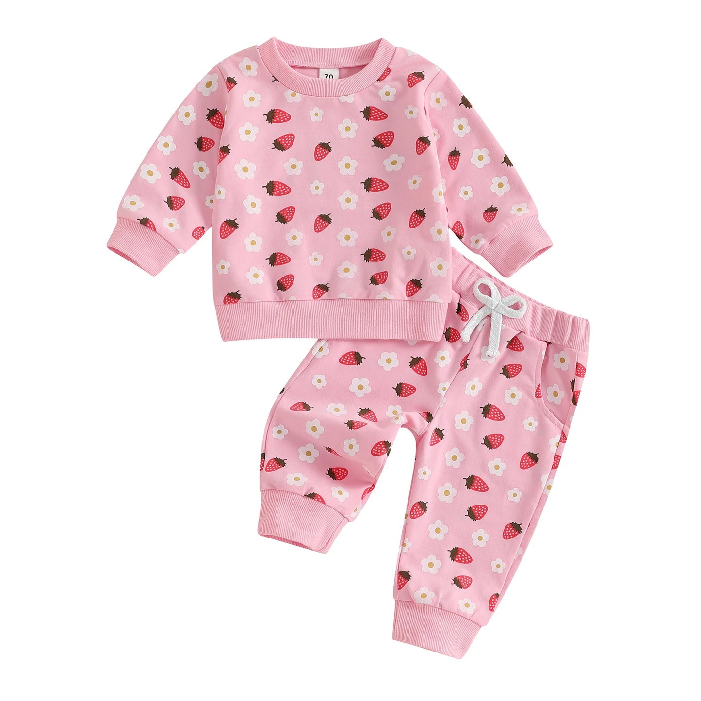 Infant Baby Boy Winter Outfits Bear Print Hooded Jacket with Fleece Lined Pants 2 Piece Set for Cold Weather