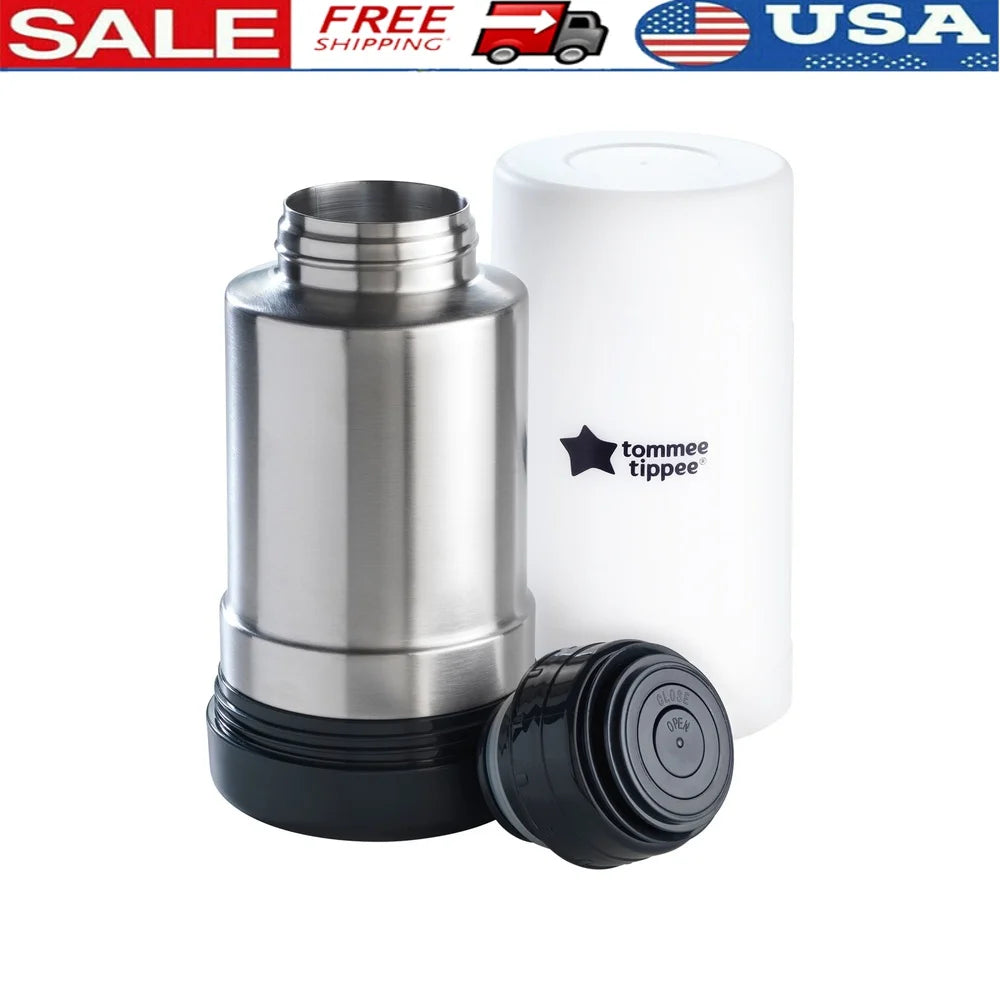 Portable Travel Baby Bottle Food Warmer Stainless Steel Flask Insulated Leak Proof Thermal Flask On The Go Feeding