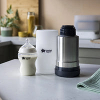 Portable Travel Baby Bottle Food Warmer Stainless Steel Flask Insulated Leak Proof Thermal Flask On The Go Feeding