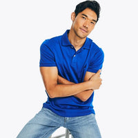 Nautica | Mens Slim Fit Interlock Polo