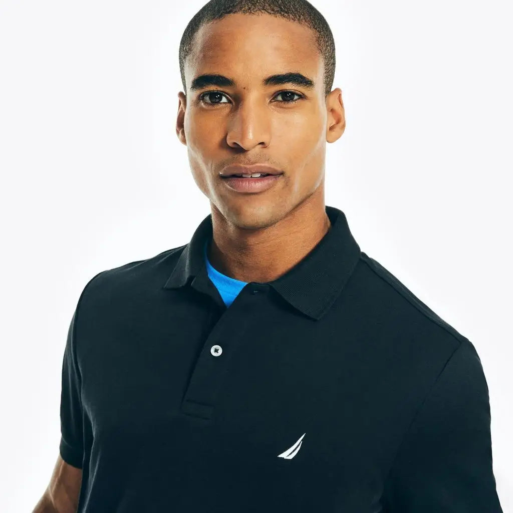 Nautica | Mens Slim Fit Interlock Deck Polo
