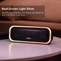 DOSS Bluetooth 5.0 Speaker Powerful 20W Stereo Sound Extra Bass Sound Box IPX6 Waterproof TWS Pairing Wireless Portable Speakers