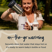 Portable Travel Baby Bottle Food Warmer Stainless Steel Flask Insulated Leak Proof Thermal Flask On The Go Feeding