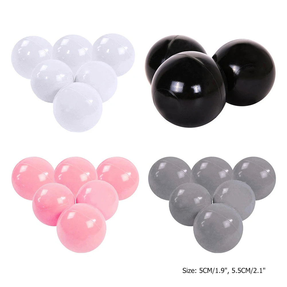 50/100pcs Baby Plastic Balls Colorful Pool Ocean Wave Ball Games for Baby Children Funny Toys Eco-Friendly Stress Air ToyBall