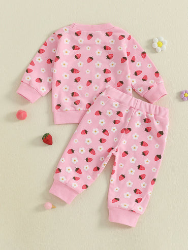 Infant Baby Boy Winter Outfits Bear Print Hooded Jacket with Fleece Lined Pants 2 Piece Set for Cold Weather