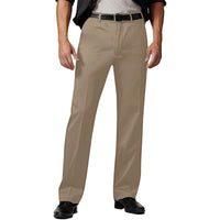 Men s  Fit Dress Pants Classic Flat Front Trousers with Belt Loops and Button Closure for Work or Formal Events